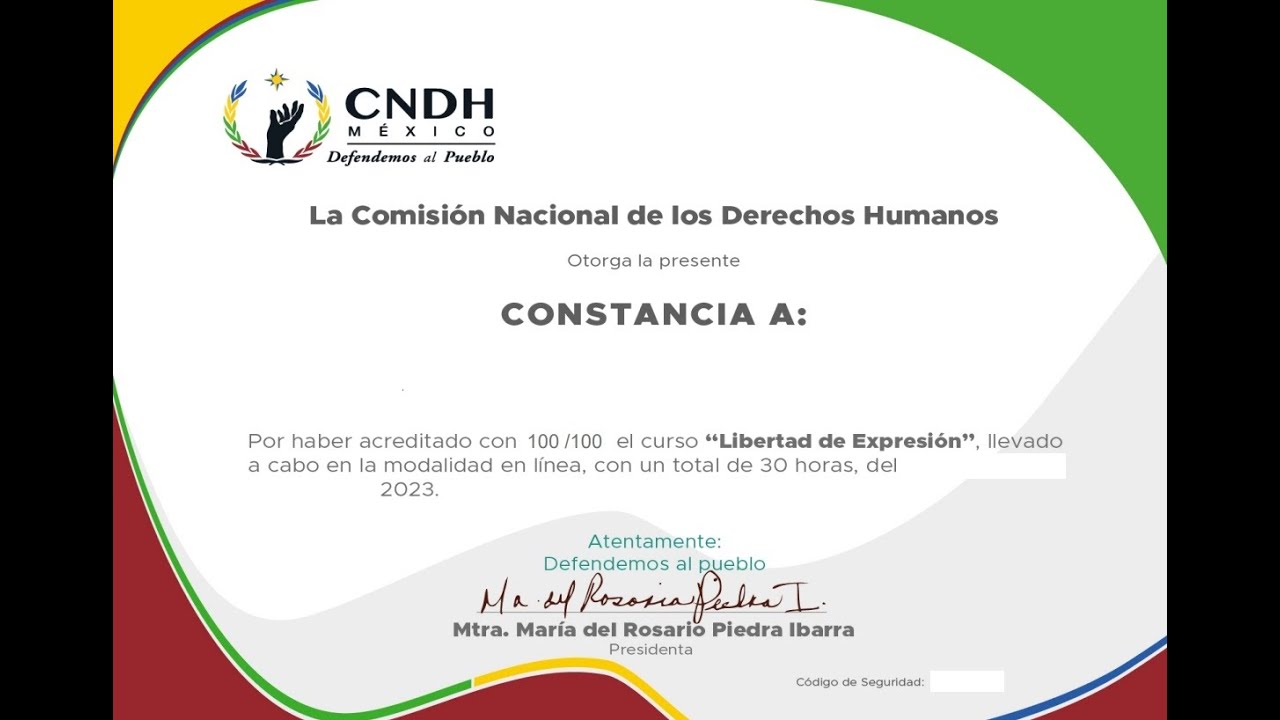 CNDH Libertad de Expresión de la página https://cursos3.cndh.org.mx/
