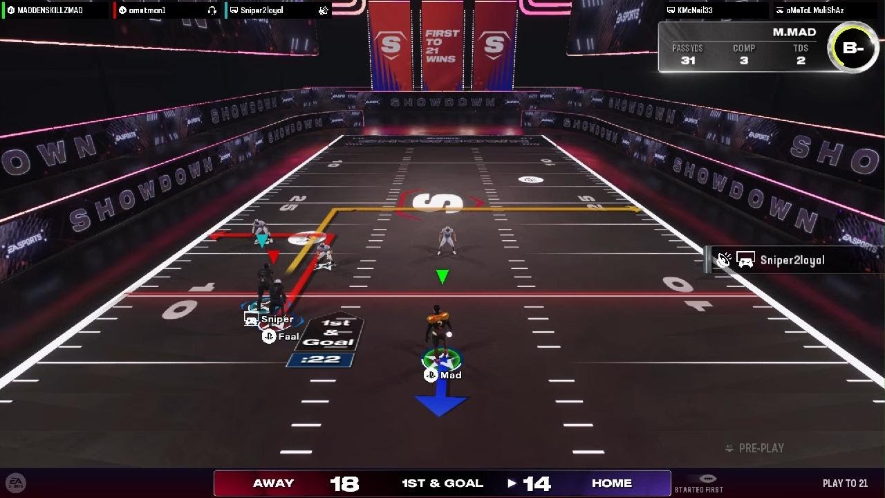 Madden NFL 25 sniper snipin