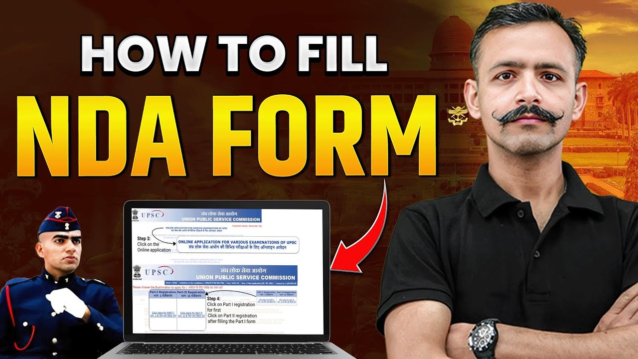 How to Fill NDA Form 2026 Step by Step 📑 |UPSC NDA (I) 2026 Online Application Process| Eligibility