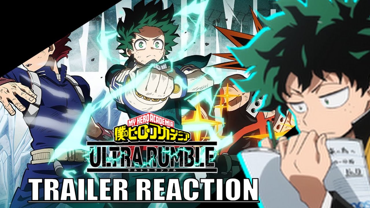 My Hero Ultra Rumble Release Date Trailer Reaction