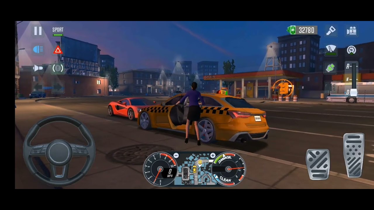 So much enjoying this game 😯|Taxi simulator 2020|