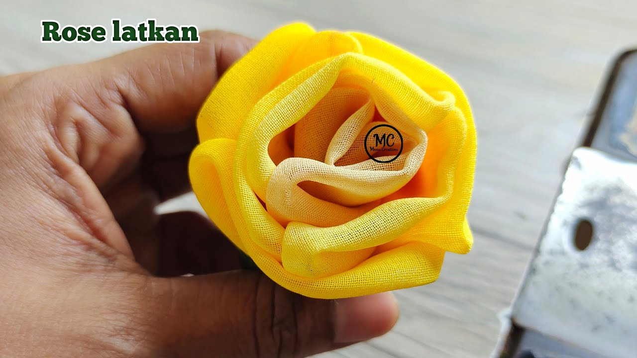 Rose tassel making || Rose latkan || How to make fabric latkan.