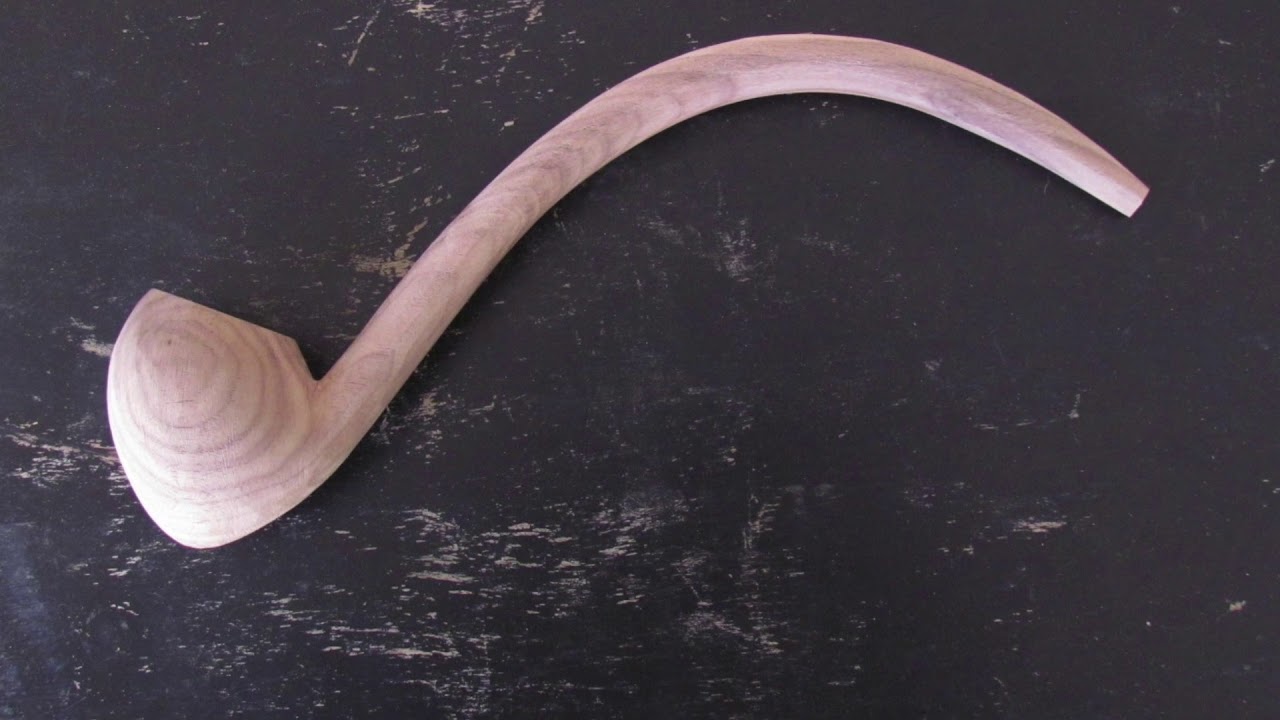 Making a long stem Hobbit pipe functional Art