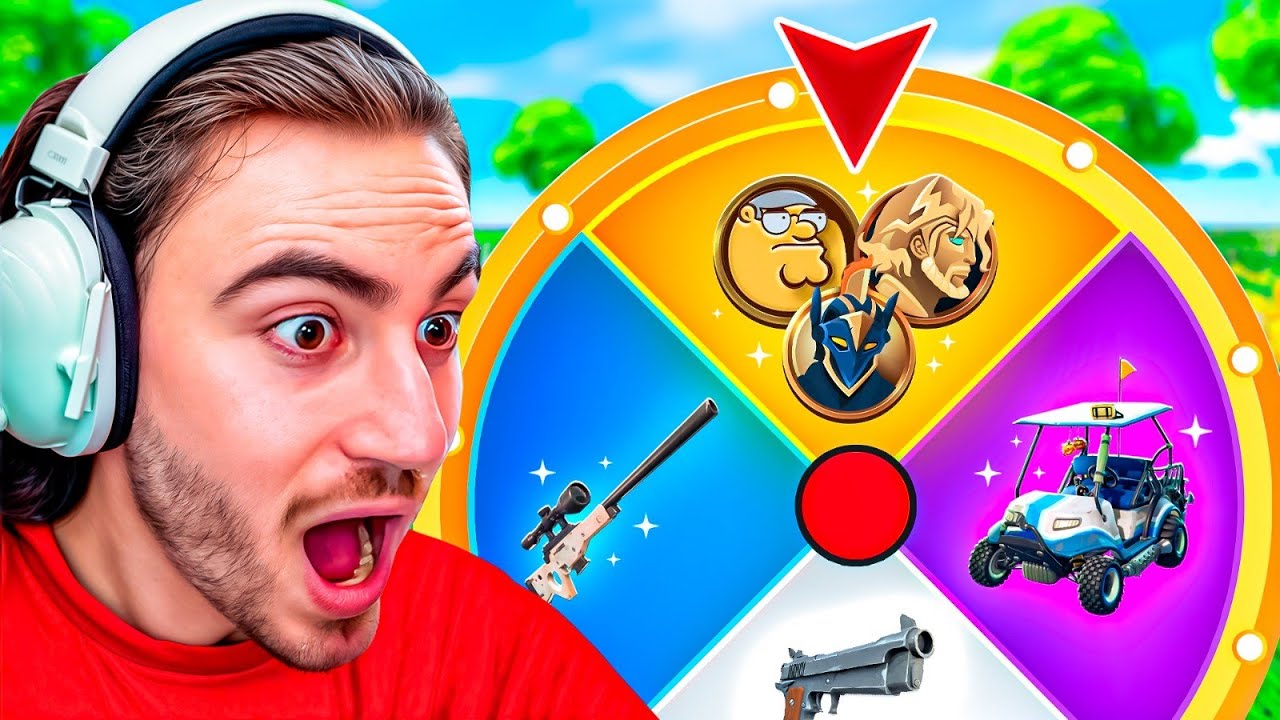 Usé una RULETA para Ganar | Fortnite