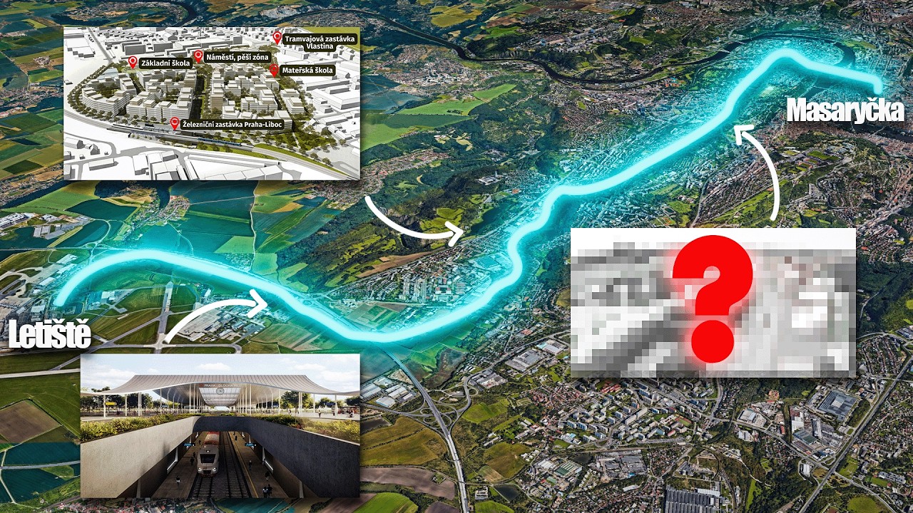 Jaké projekty vzniknou díky Vlaku Na Letiště?