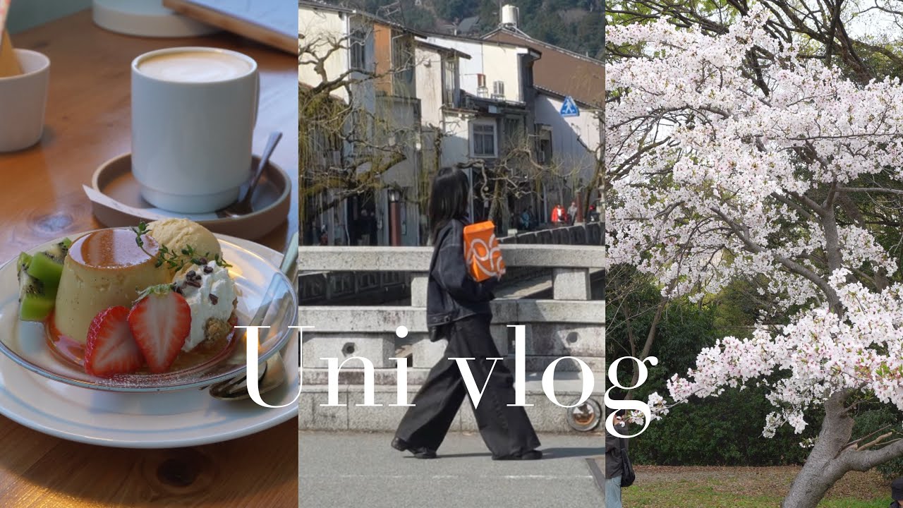 - vlog - 久しぶりの連休を楽しむ　読書の春🌸📖 ｜大阪城公園でお花見｜社会人の休日過ごし方 vlog