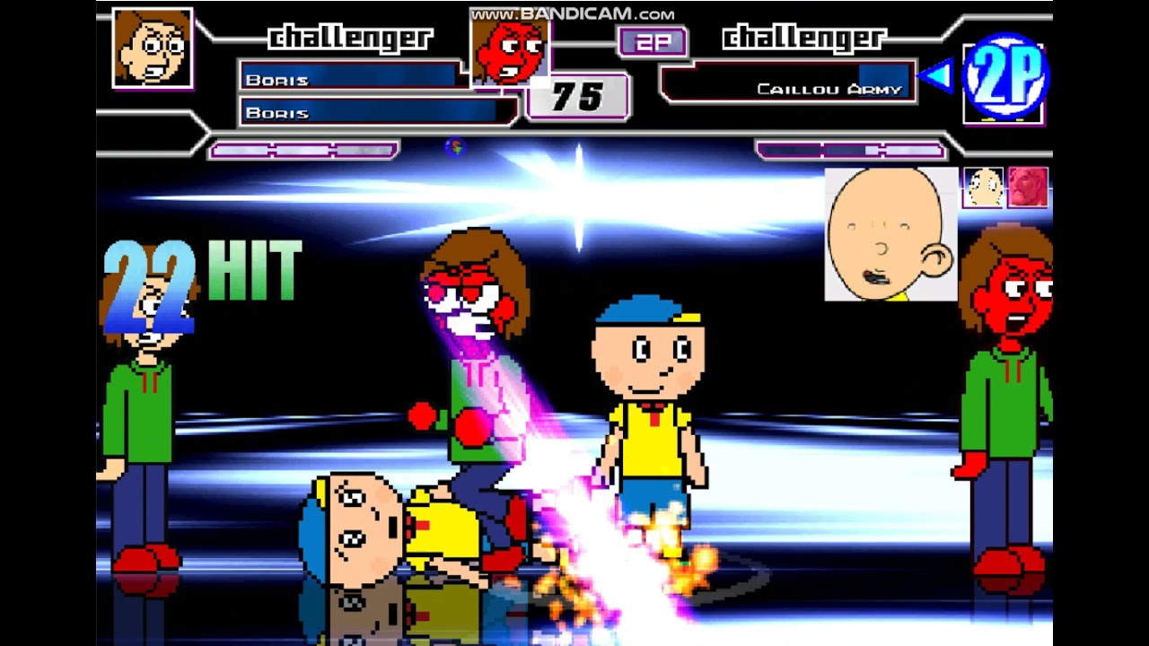 Mugen Battle #505 Boris & Old Boris (3P) VS Team Caillou Part 2