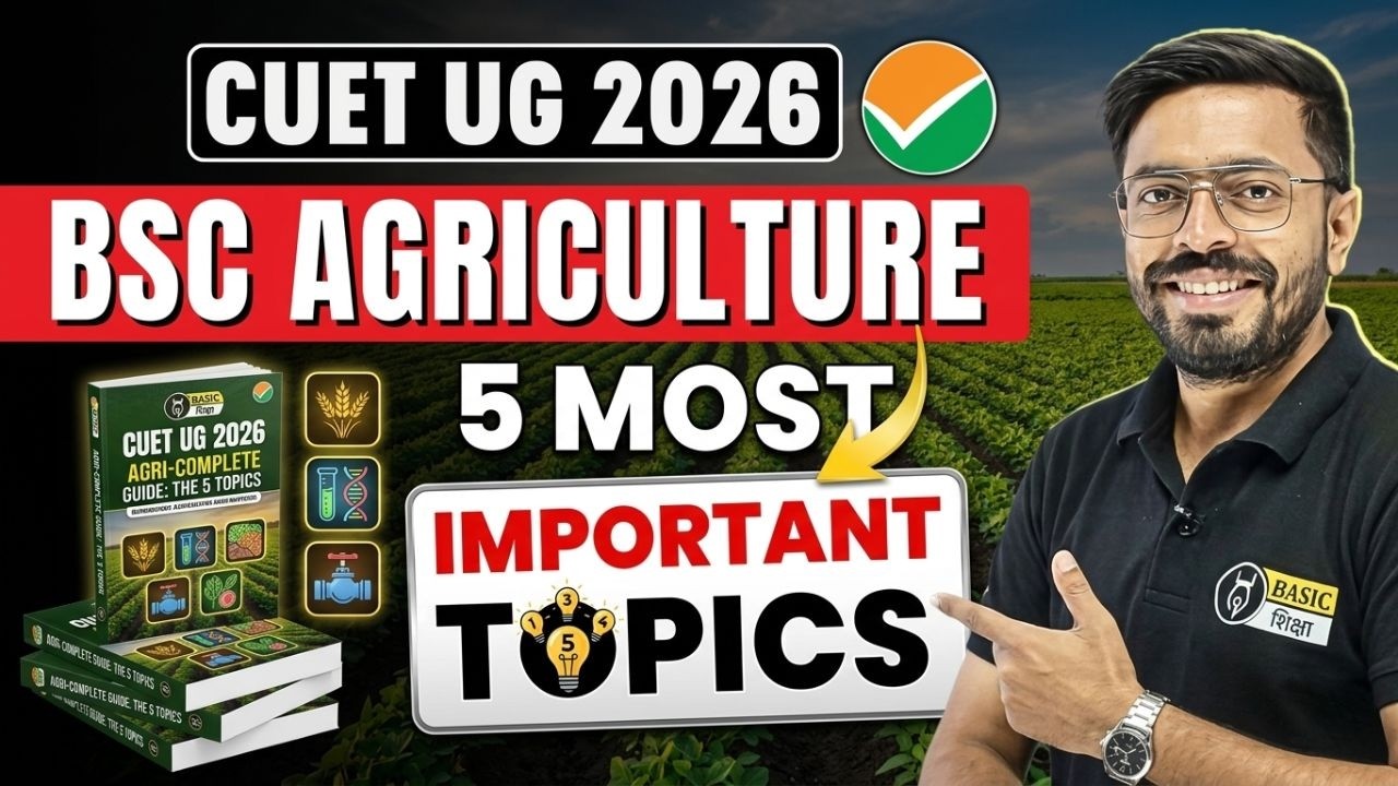 CUET UG Agriculture Domain 5 Most Important topics for Entrance| Most Scoring Chapter in Agriculture