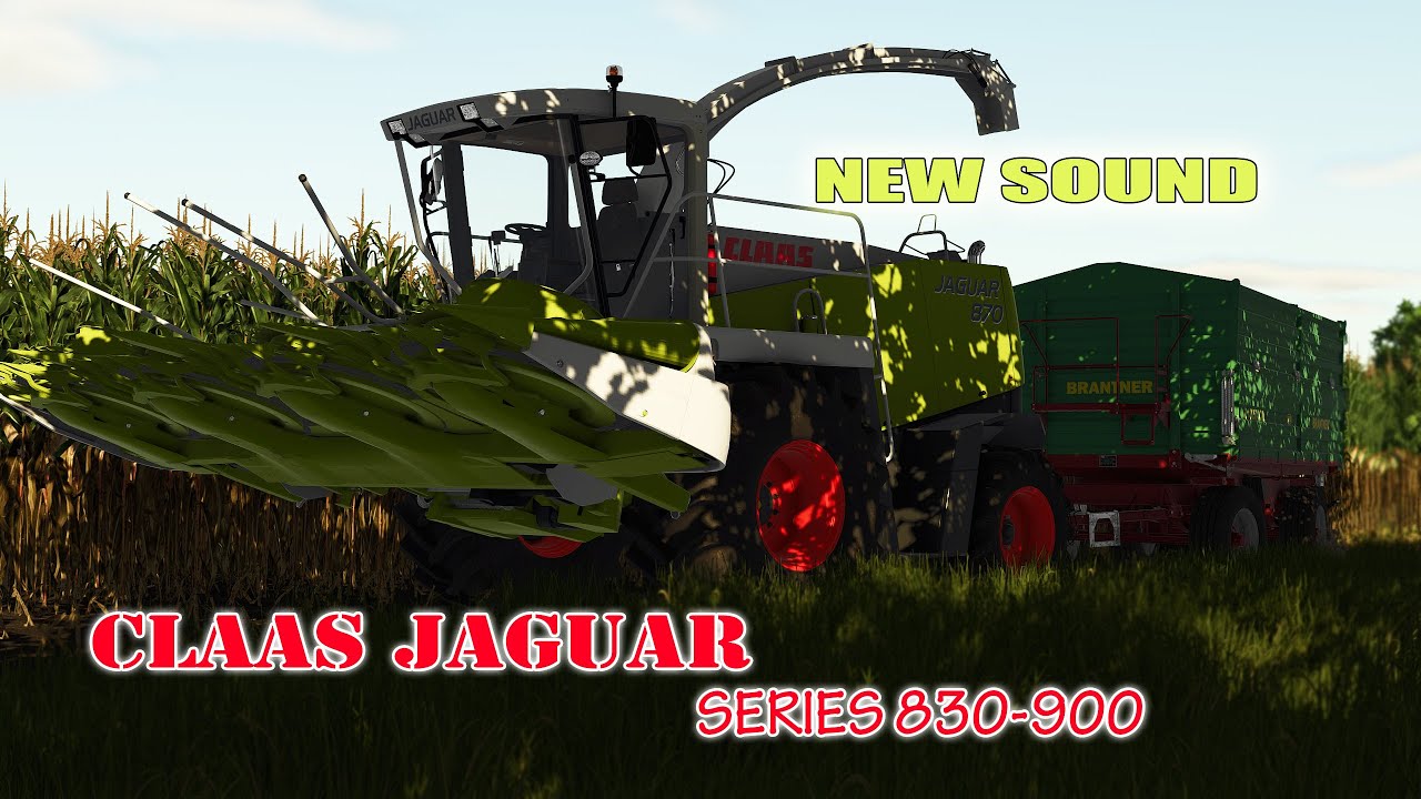 FS25 - CLAAS JAGUAR 830/900 SERIES NEW SOUND