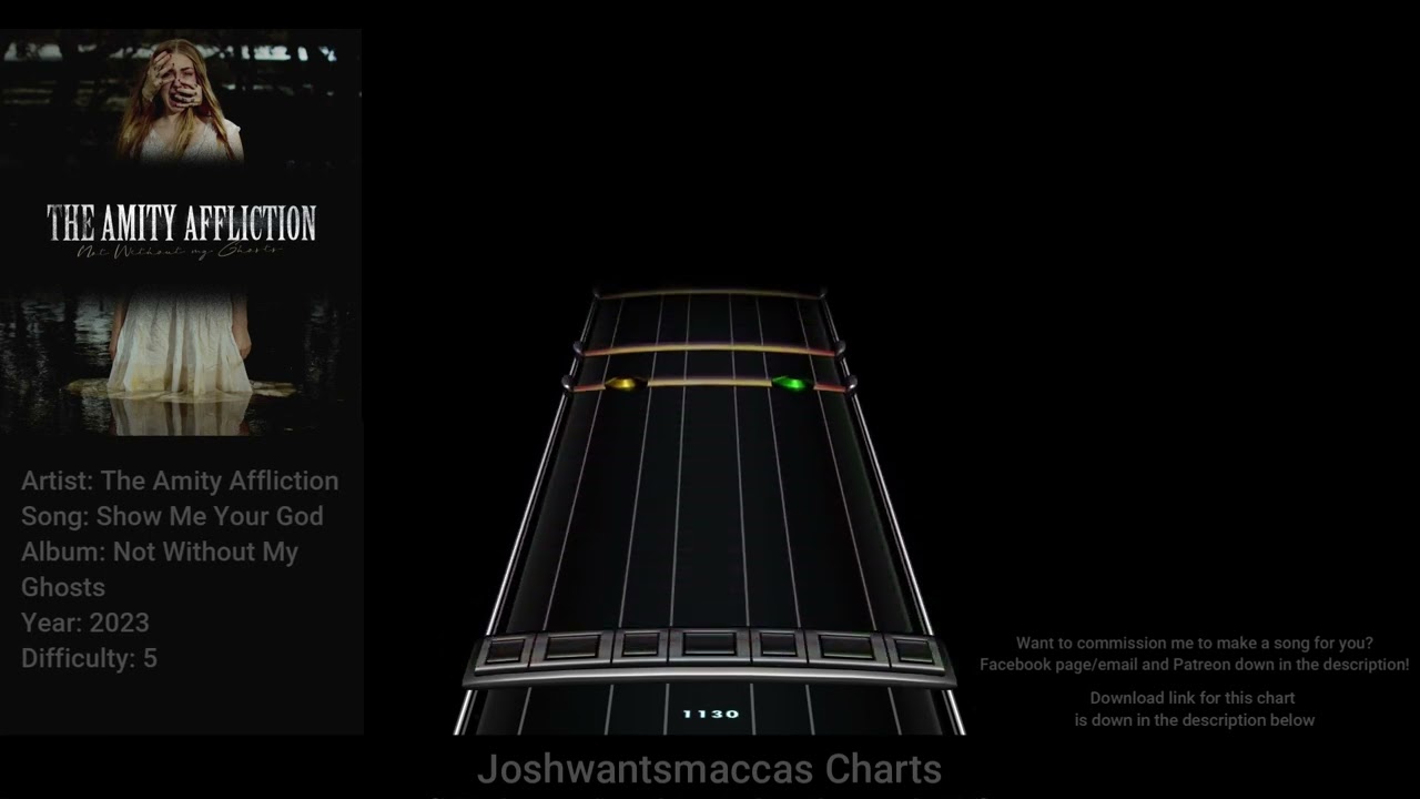 The Amity Affliction - Show Me Your God Drum Chart (Phase Shift Custom)