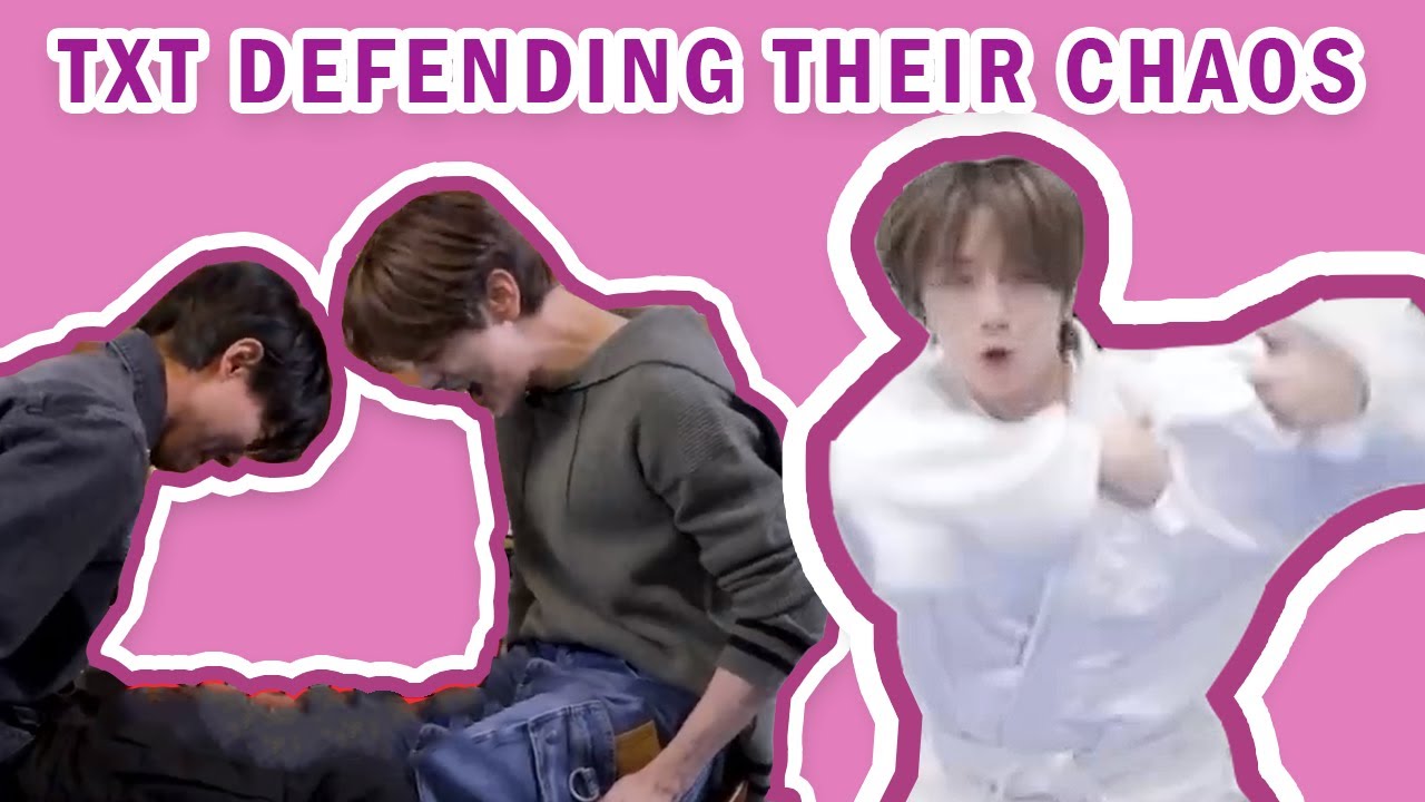TXT trying to defend their chaotic mess