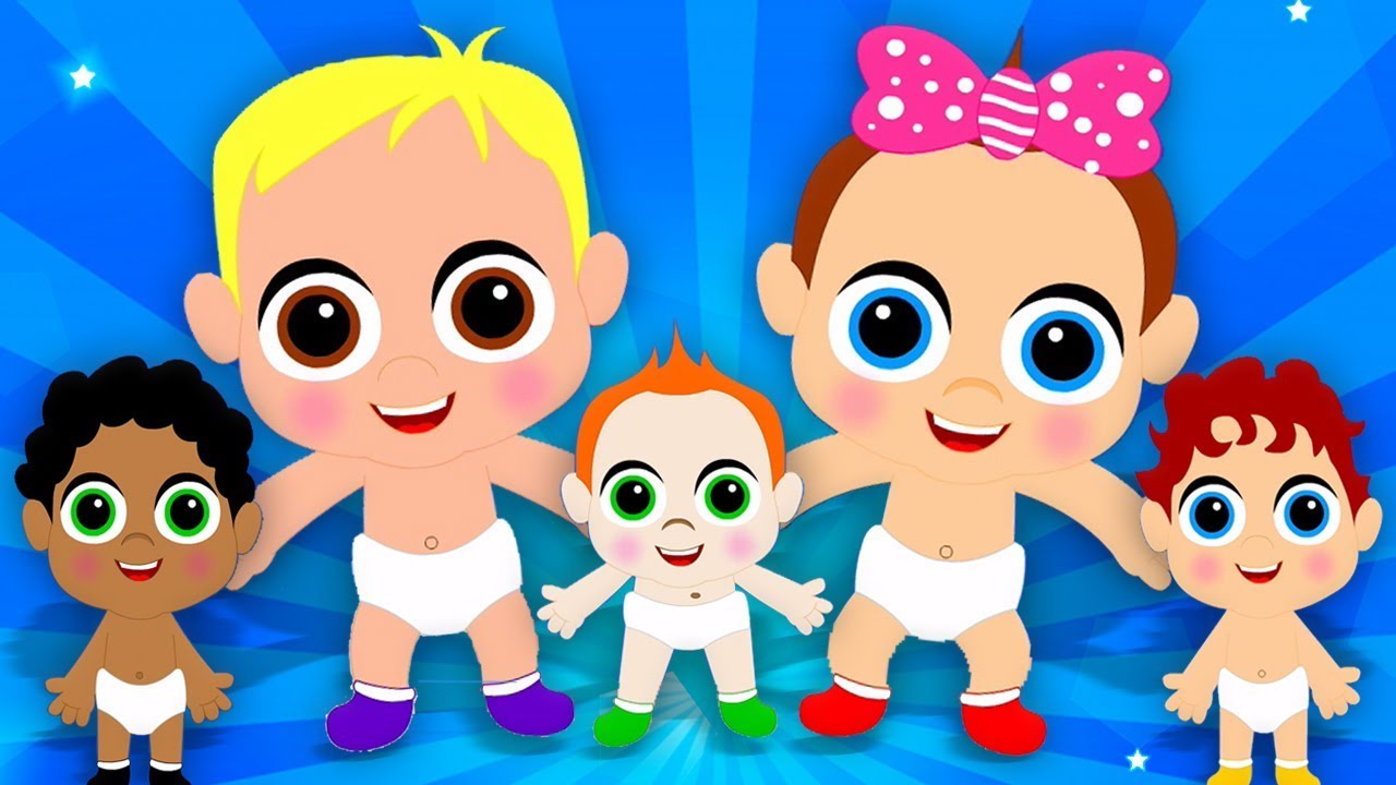 Cinq Petits Bébés | comptines pour enfants | Five Little Babies | Kids Songs | Kids Tv Française