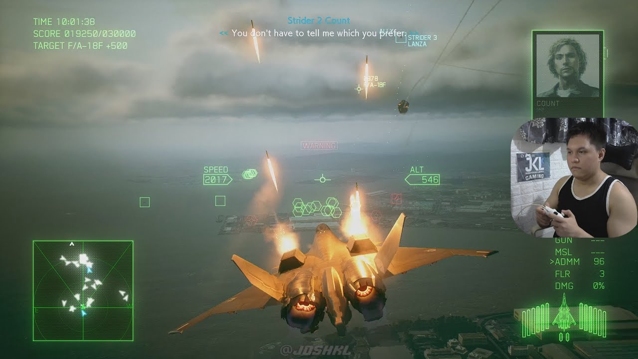 Ace Combat 7 Skies Unknown Gameplay | SP Mission: Anchorhead Raid - Piloting CFA-44 Nosferatu