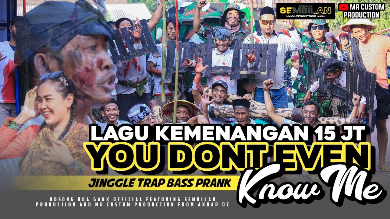 DJ TRAP PARTY YOU DONT EVEN KNOW ME  BASS PRANK❗️FROM AKBAR DZ FT SEMBILAN PRODUCTION
