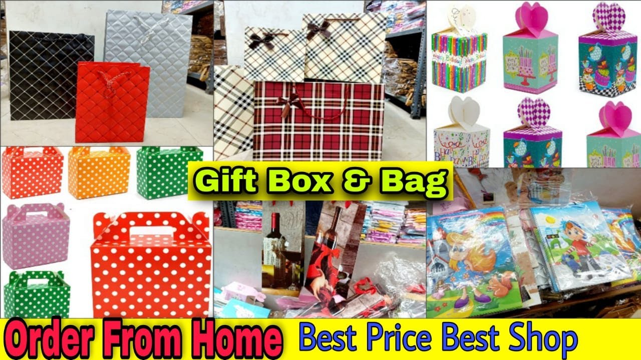 Wholesale Gift Bag Market  In Kolkata || Chocolate Box Items,Corporate Gift Packaging Box ||