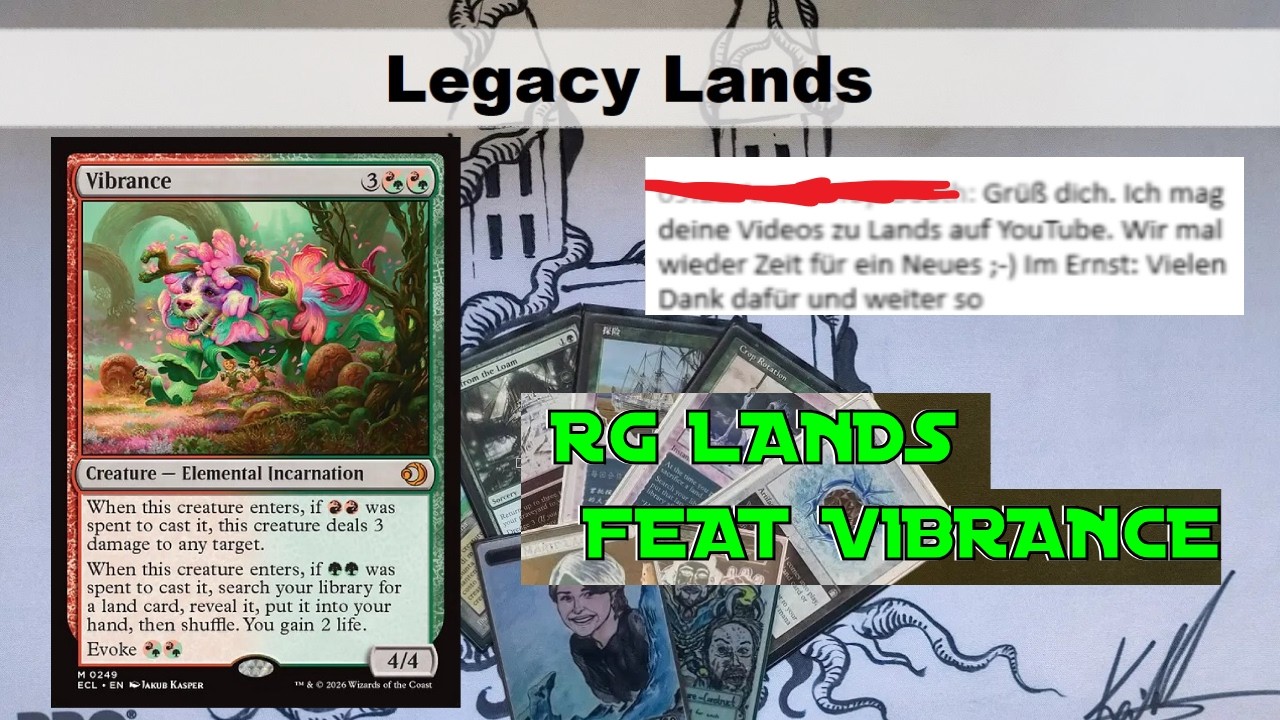 MTG Legacy RG Lands feat Vibrance League | GER