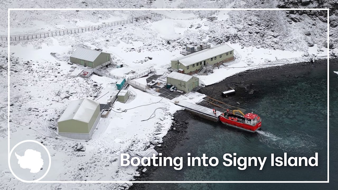 Arriving at Signy Research Station on RRS Sir David Attenborough | British Antarctic Survey