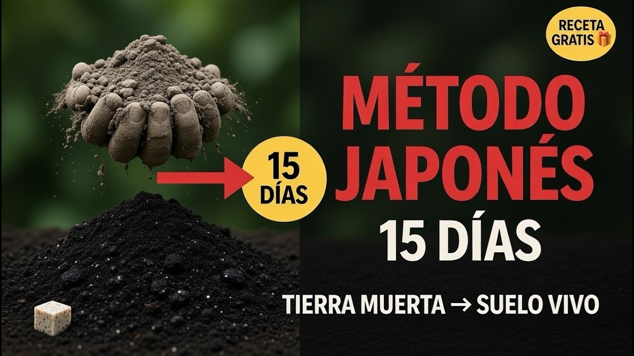 Tu COMPOST tarda 6 meses? Este método japonés lo hace en 15 DÍAS