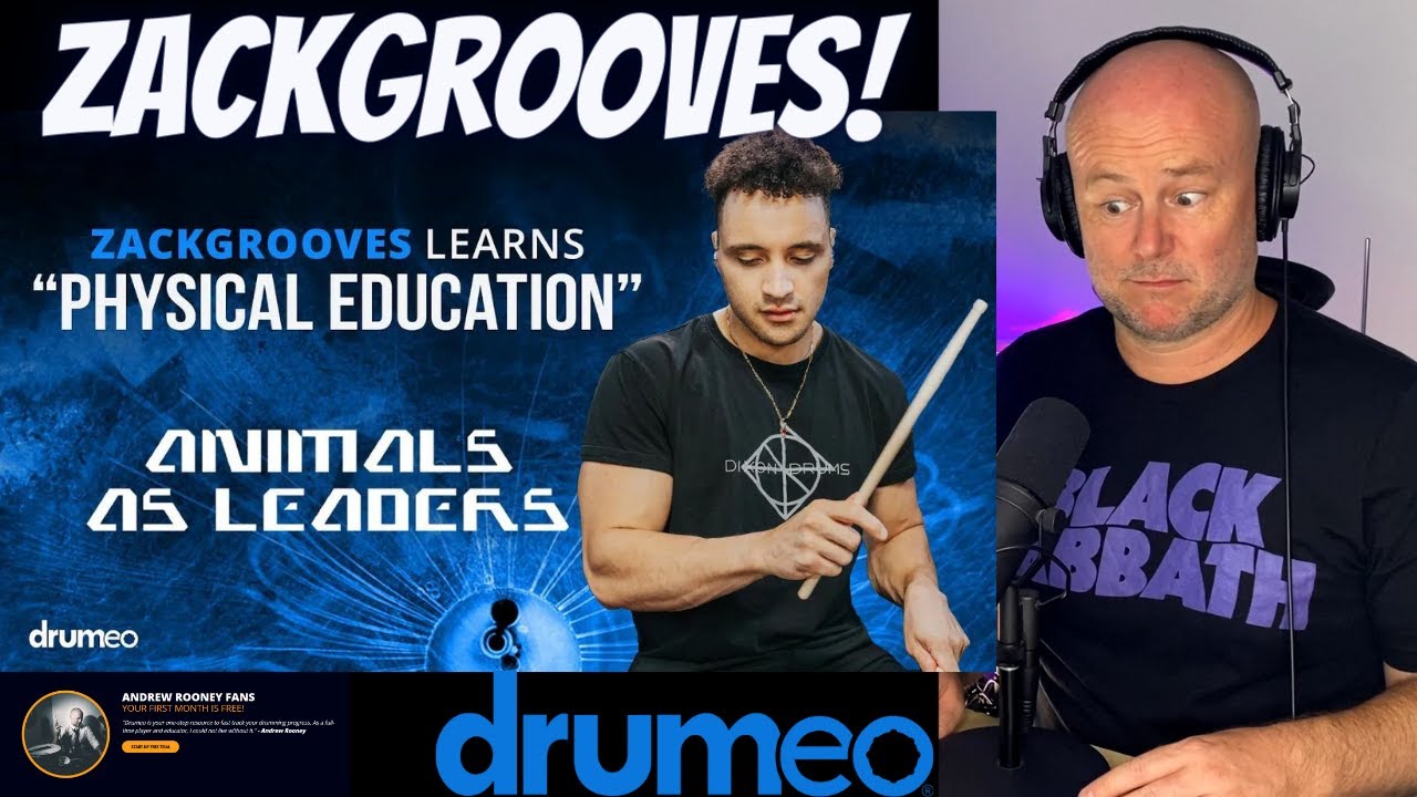 Drum Teacher Reacts: ZackGrooves Learns Animals As Leaders As Fast As Possible