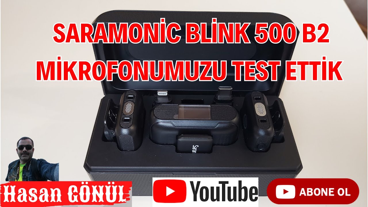 Saramonic Blink 500 B2+ Kablosuz Yaka Mikrofonumuzu Test Ettik