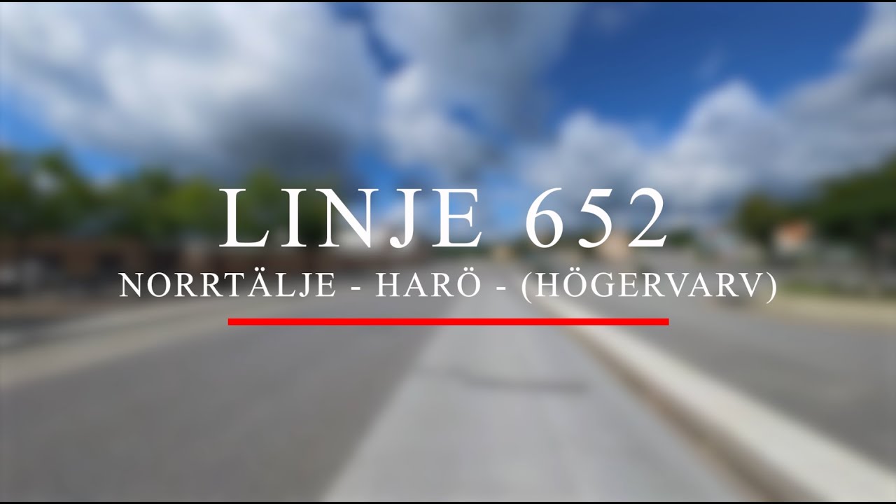 652 Norrtälje -Harö - Norrtälje (högerrvarv)