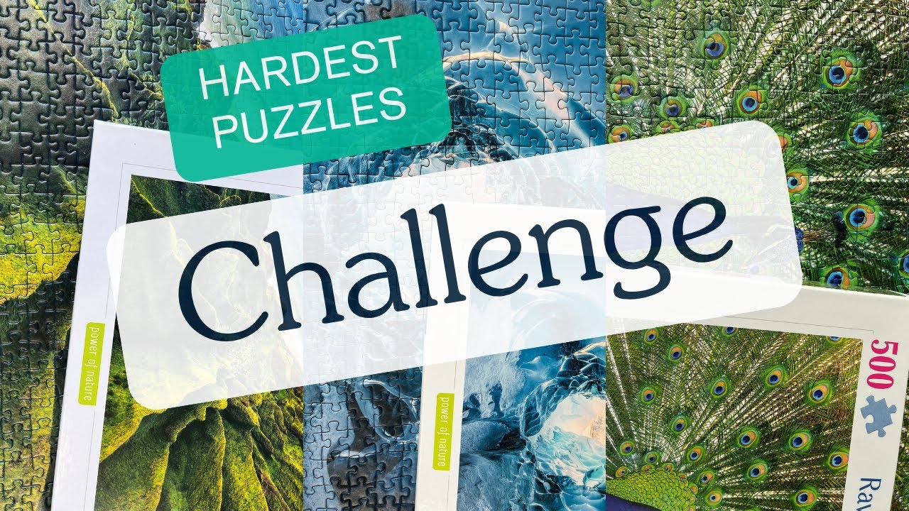 Hardest Ravensburger 500 pieces puzzles challenge