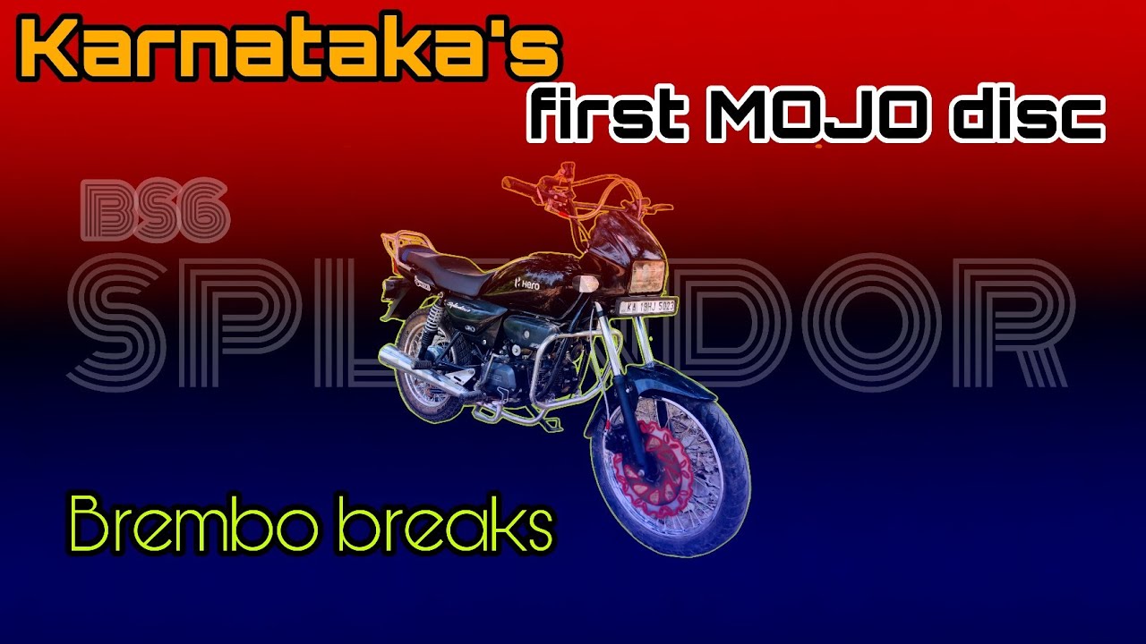 Karnataka's first Mojo disc BS6 splendor | kannada | @Mtkannada