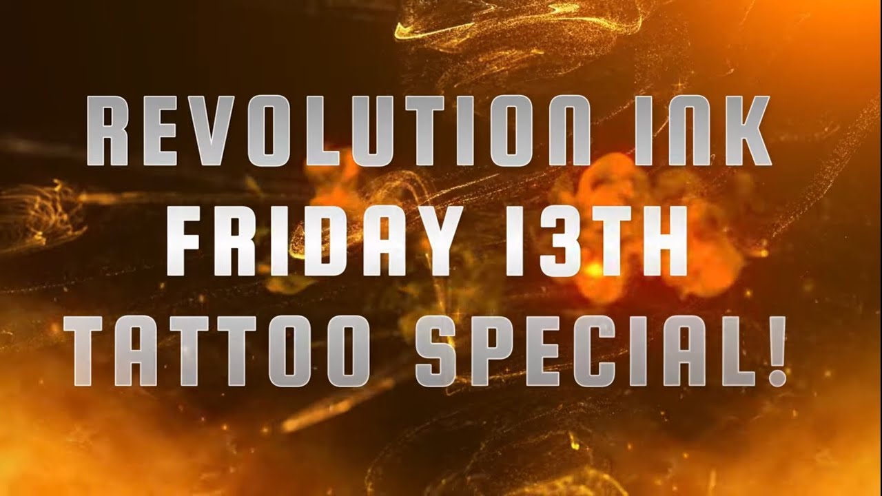 FRIDAY THE 13TH SPECIAL!! At revolution ink tattoo studio! #fridaythe13th #tattooshop #tattooartist 