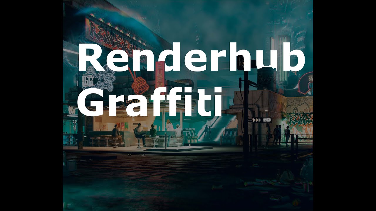 Renderhub 2025 | Graffiti | 3dsmax + Vray + Photoshop.