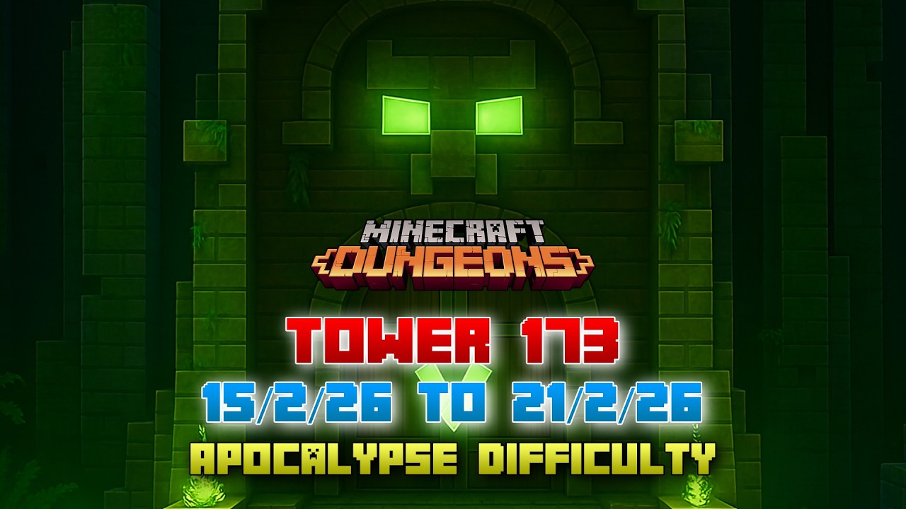 The Tower 173 [Apocalypse] Full Climb, Guide & Strategy, Minecraft Dungeons Fauna Faire