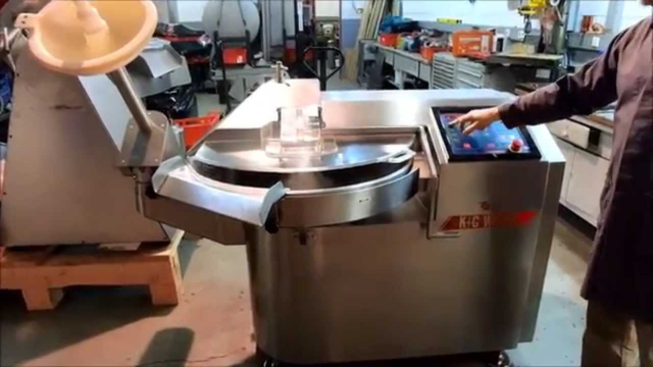 K+G Wetter SM 65 STL Bowl Chopper with unloader