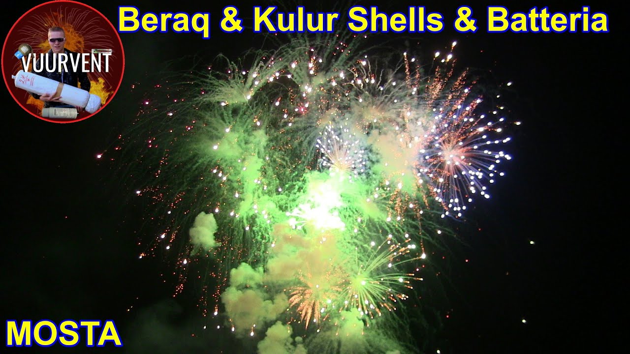 Beraq & Kulur Shells - Santa Marija 2023 - MALTA MOSTA - FIREWORKS - VUURWERK
