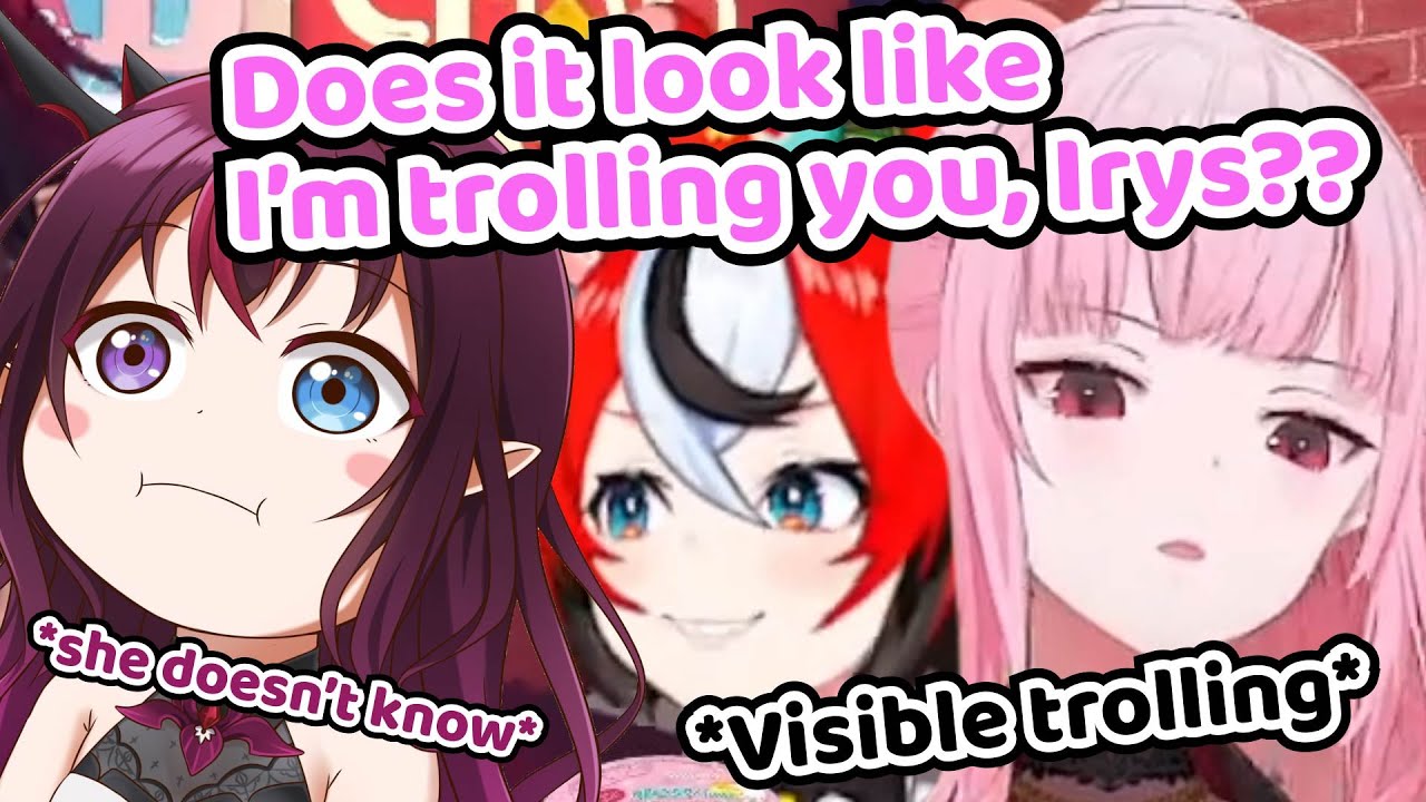 Irys Doesn't Know That Calli is Actually Trolling Her【Hololive EN | Baelz x Irys x Mori Calliope】