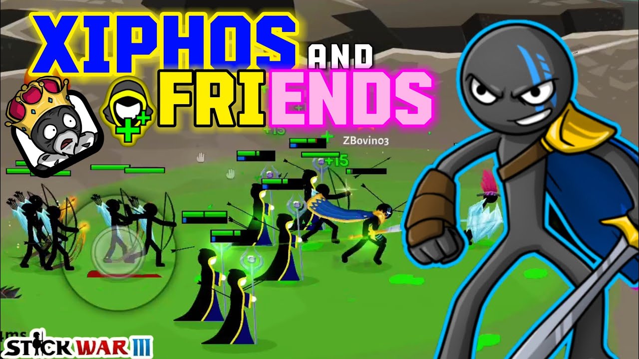 Xiphos and Friends?! Stick War:Saga 😳