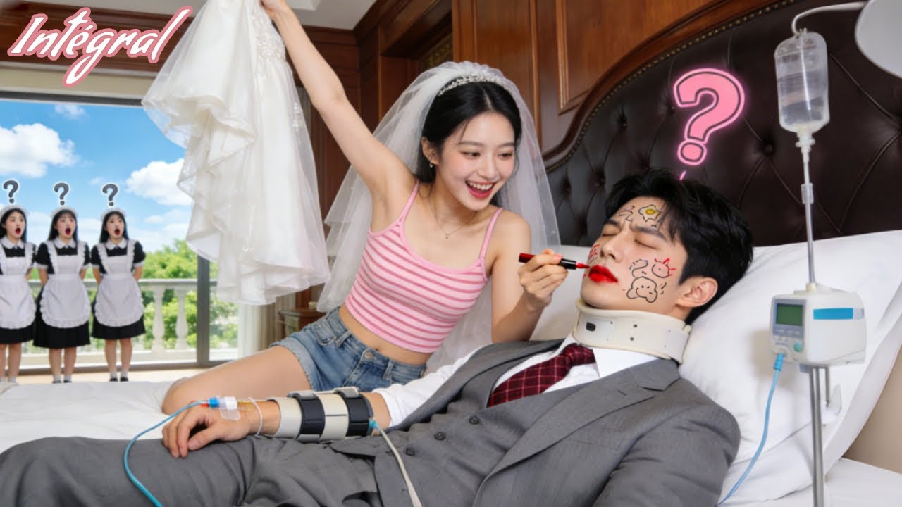 PDG simule le coma pour faire fuir sa fiancée,elle rit et gribouille son visage—il explose de rage !