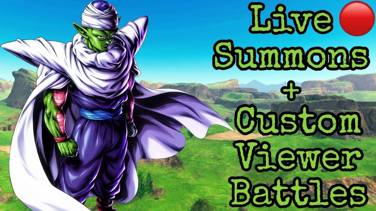 LIVE! Summons for LEGEND Fused With Kami Piccolo + Custom Viewer Battles! | Dragon Ball Legends