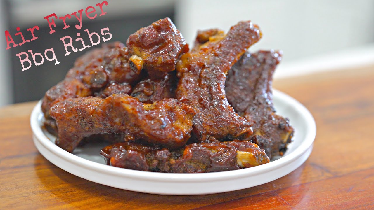 Air Fryer BBQ Ribs | Fall Off The Bone