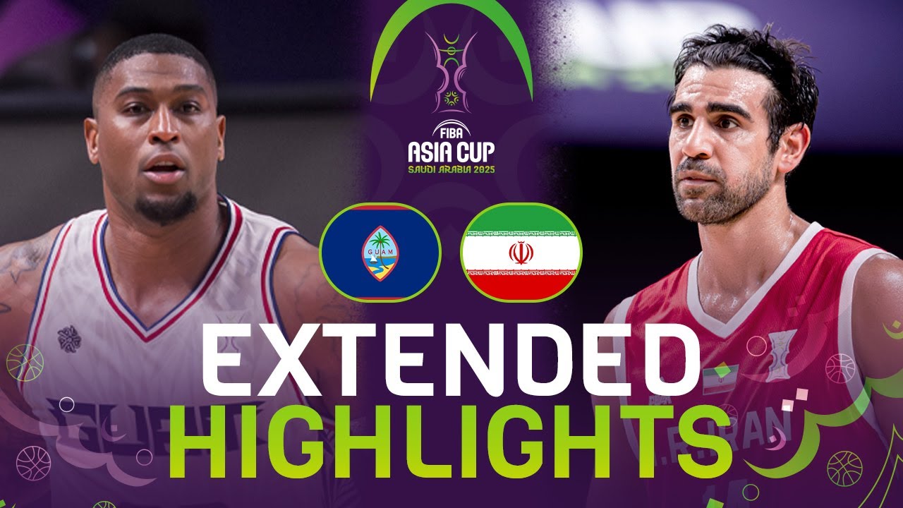 Guam 🇬🇺 vs Iran 🇮🇷 | Extended Highlights | FIBA Asia Cup 2025