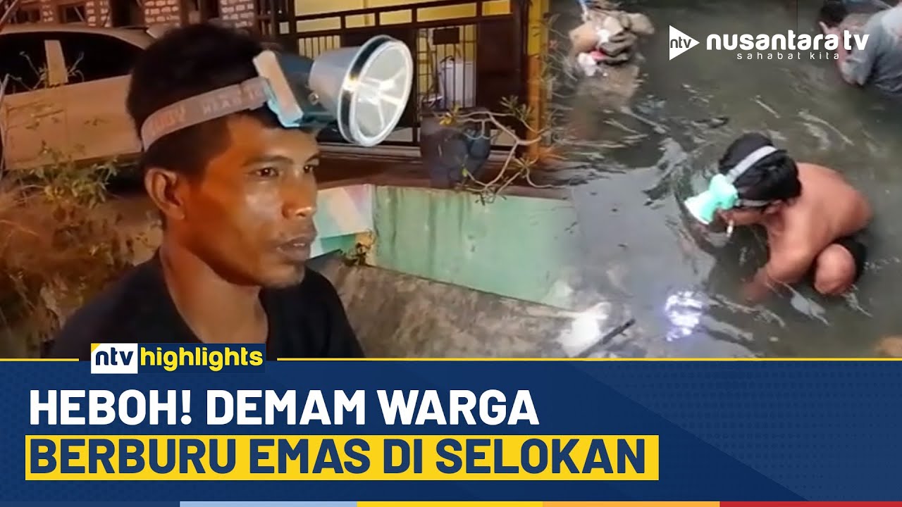 Viral! Warga Pamekasan Ramai-Ramai Buru Serpihan Emas di Selokan | NTV HIGHLIGHTS