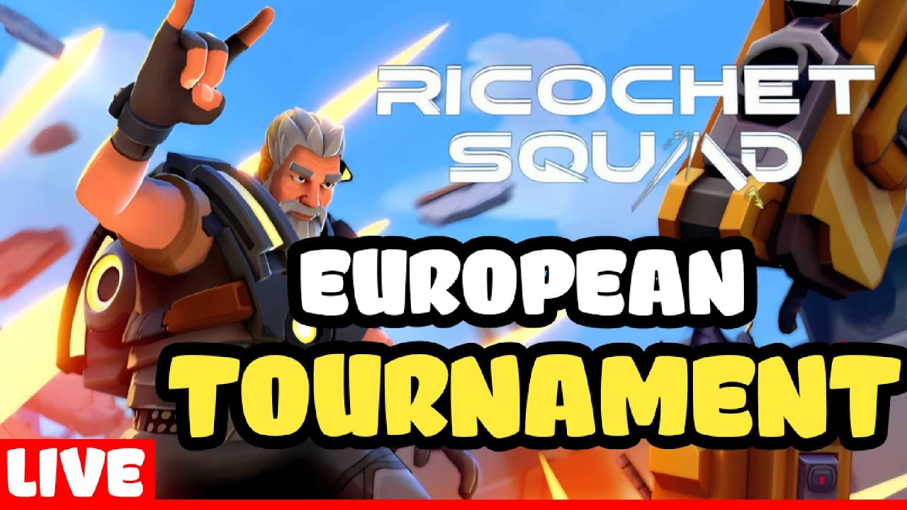 El PRIMER TORNEO OFICIAL de RICOCHET SQUAD ( Europa ) #giveaway