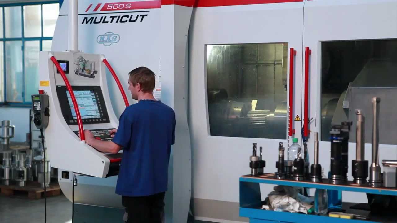 MULTICUT 500i - 5AX Machining - Mining Machine Drive Shaft