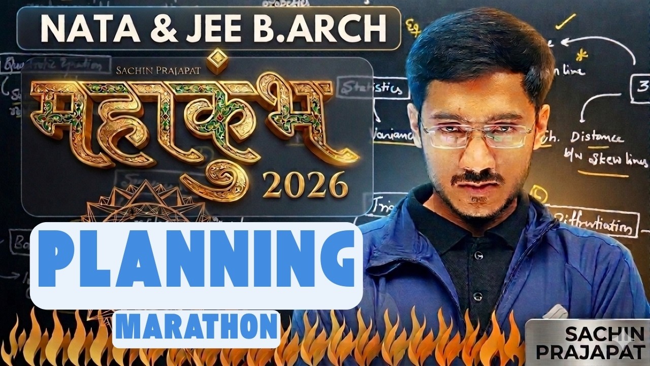 Big Mahakumbh Planning | JEE(B.Arch) 2026 | Free Crash Course | Sachin Prajapat | Success Together