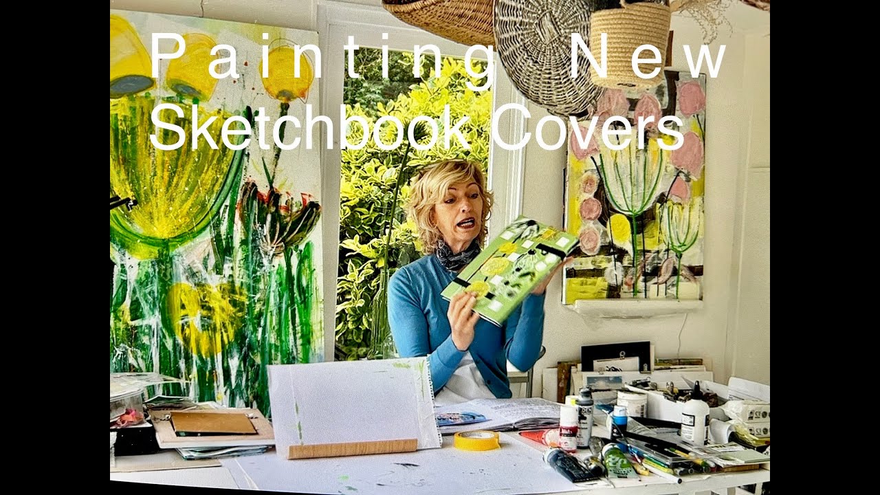 Painting New Sketchbook Covers.