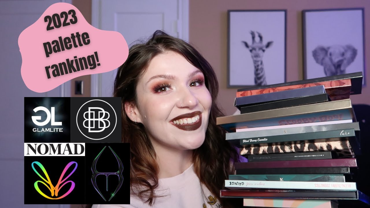 ranking the new palettes i tried in 2023!