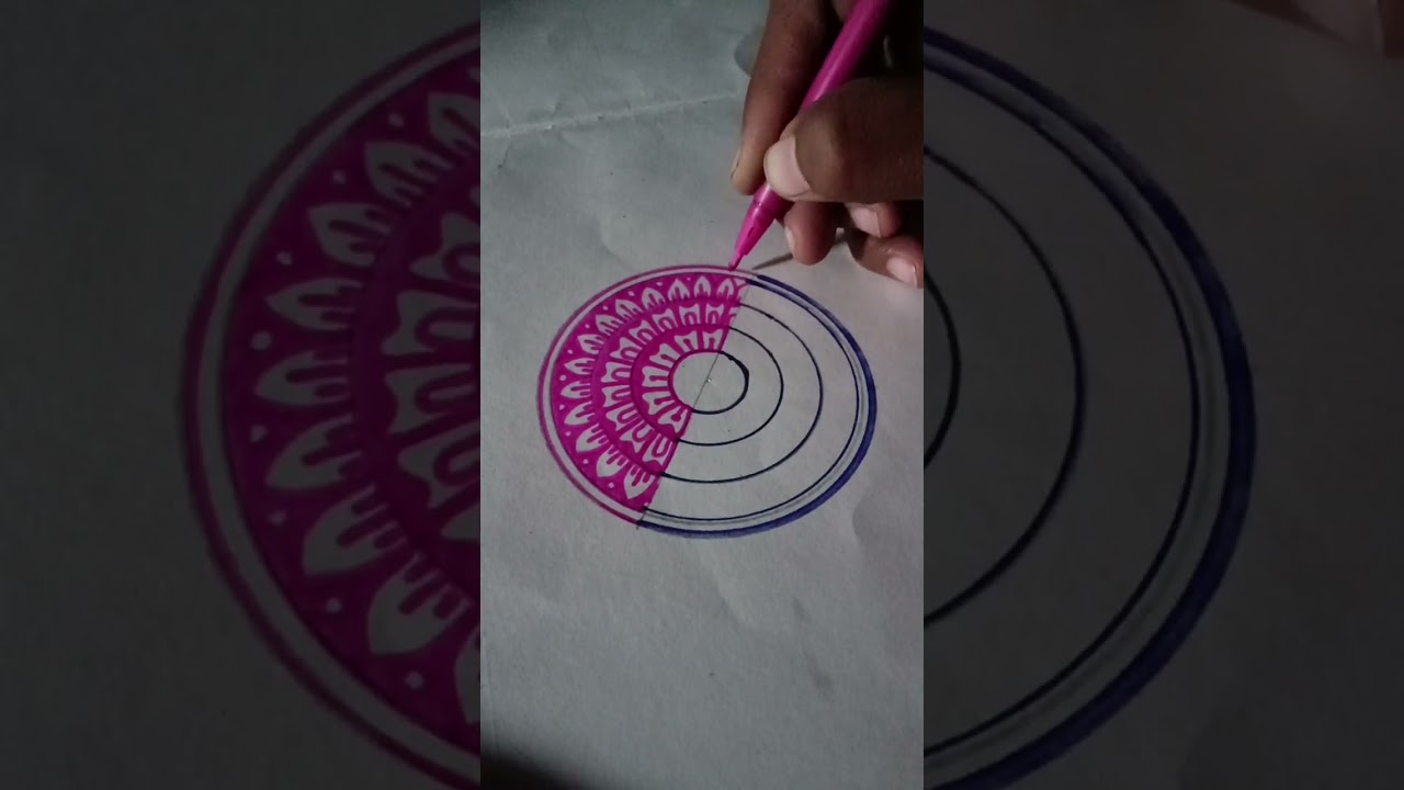 2 Colour Mandala ✨