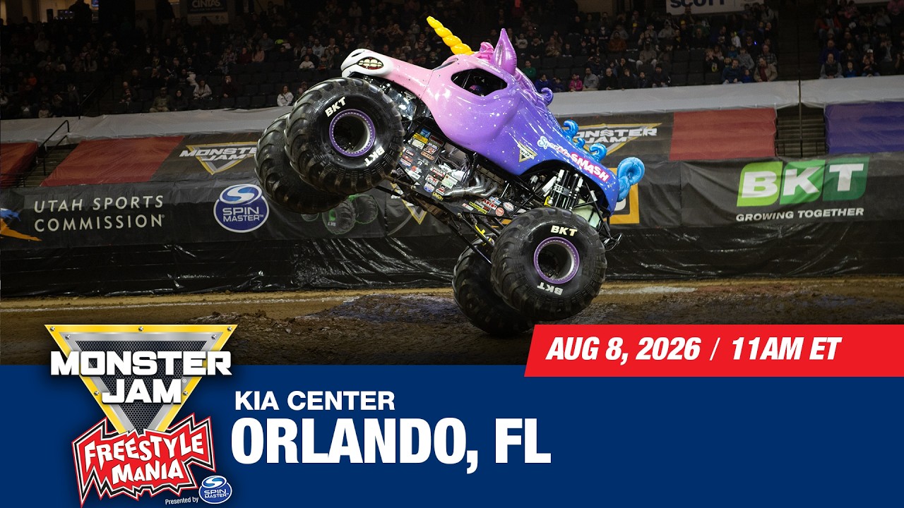 Monster Jam: Orlando, FL - 1 (Full Event) | Aug 8, 2026 | Kia Center