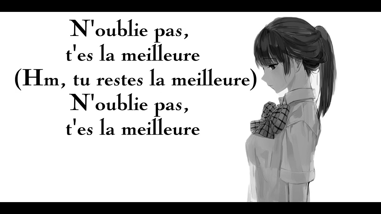 [Nightcore]&rarr;La meilleure (Lyrics)♪