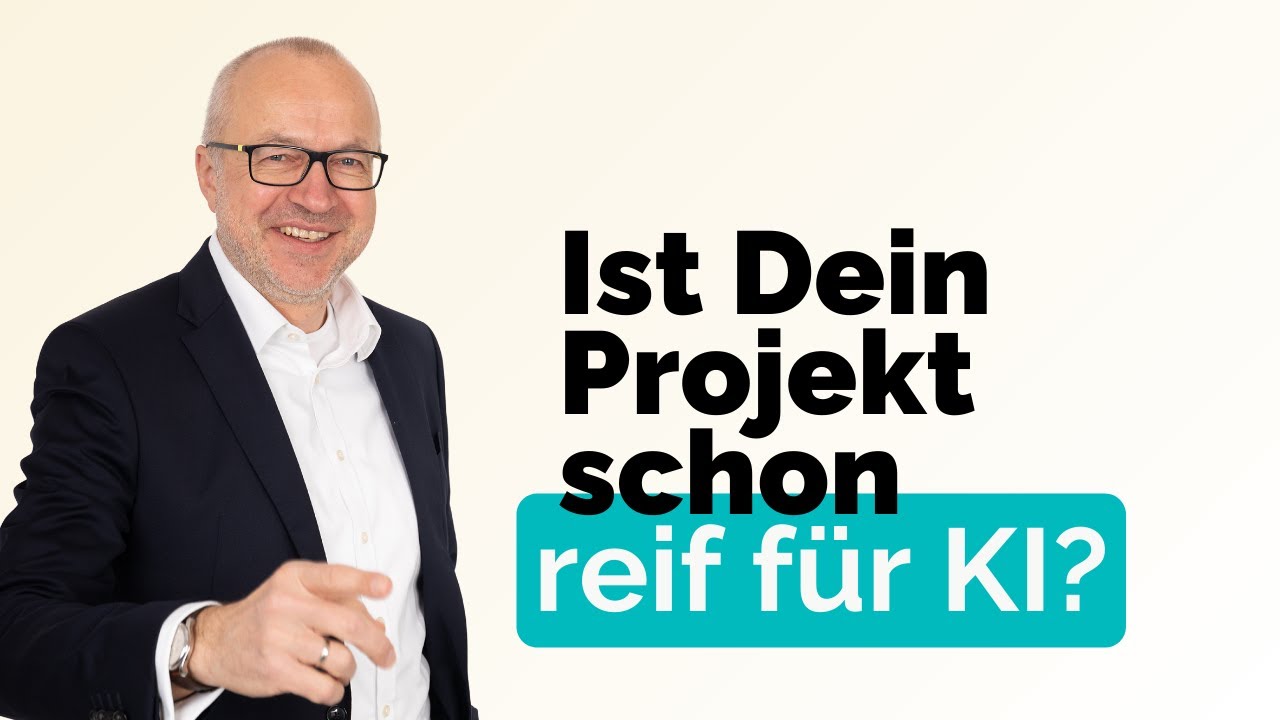 Ist Dein Projekt reif für den Einsatz von KI