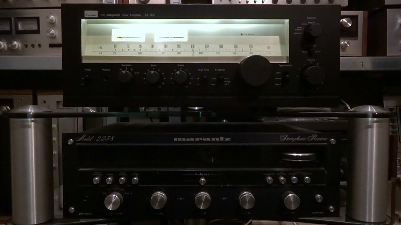Marantz 2238 VS Sansui TA-500 soundtest