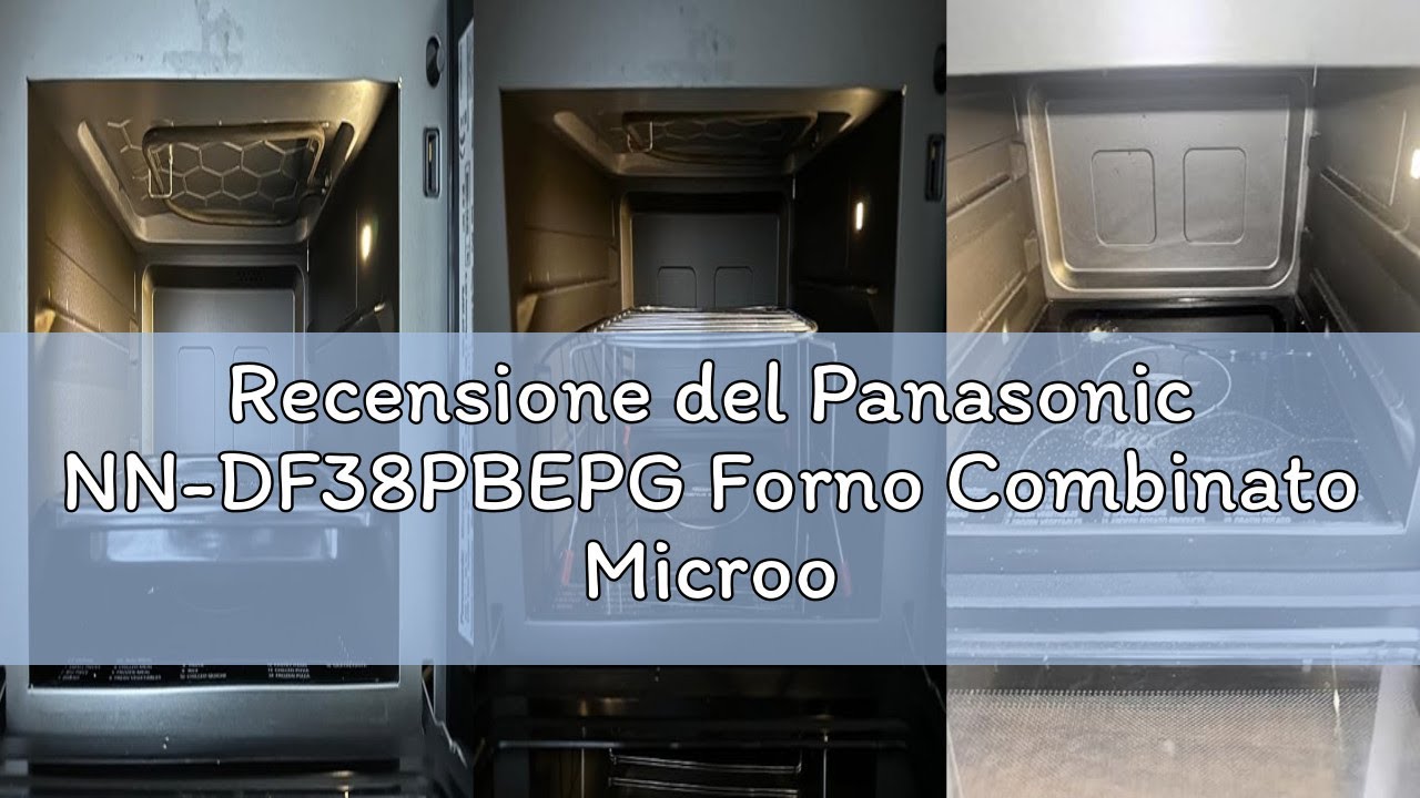 Recensione del Panasonic NN-DF38PBEPG Forno Combinato Microonde e Grill, 1000W, 23L, Tecnologia Inve